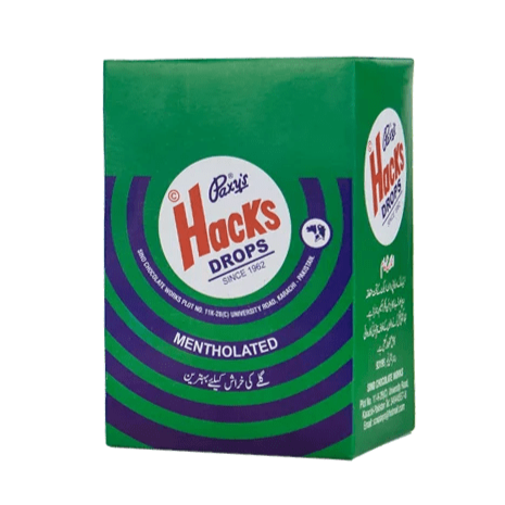 Paxy's - Hacks Drops Mentholated 60 pcs box