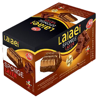 Lalaei - 3 Layer Sponge Cake - Chocolate - Pack of 24
