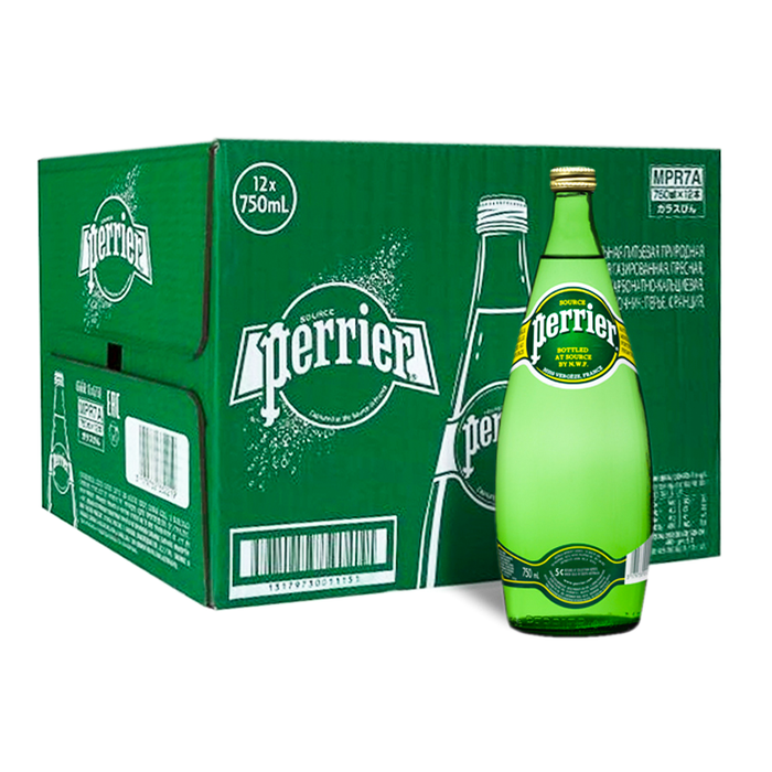 Perrier - Sparkling Natural Mineral Water - 750 ml
X12 Bottles