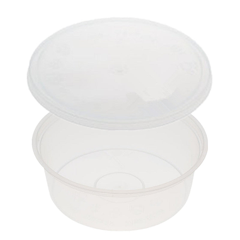 450ML Square Plastic Container with Lids - SLV10/PACK50/CTN500 (50PCS X  10PACK)