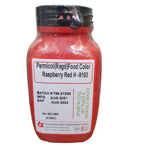 Bush Boake Allen - Raspberry Red H 9193 -Water Soluble Permitted Food Colour
