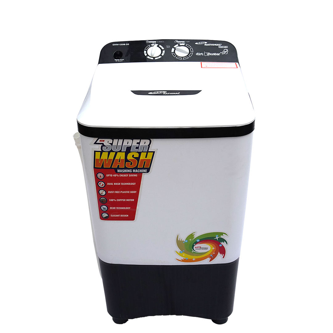 Gaba National (GNE) - Washing Machine - Single Tub - GNW-1208 STD