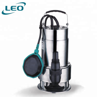 LEO - XKS-400SW - 400 W - 0.5 HP  Stainless Steel DIRTY Water Submersible Pump With FLOAT SWITCH FOR AUTOMATIC OPERATION- European STANDARD Water Pump