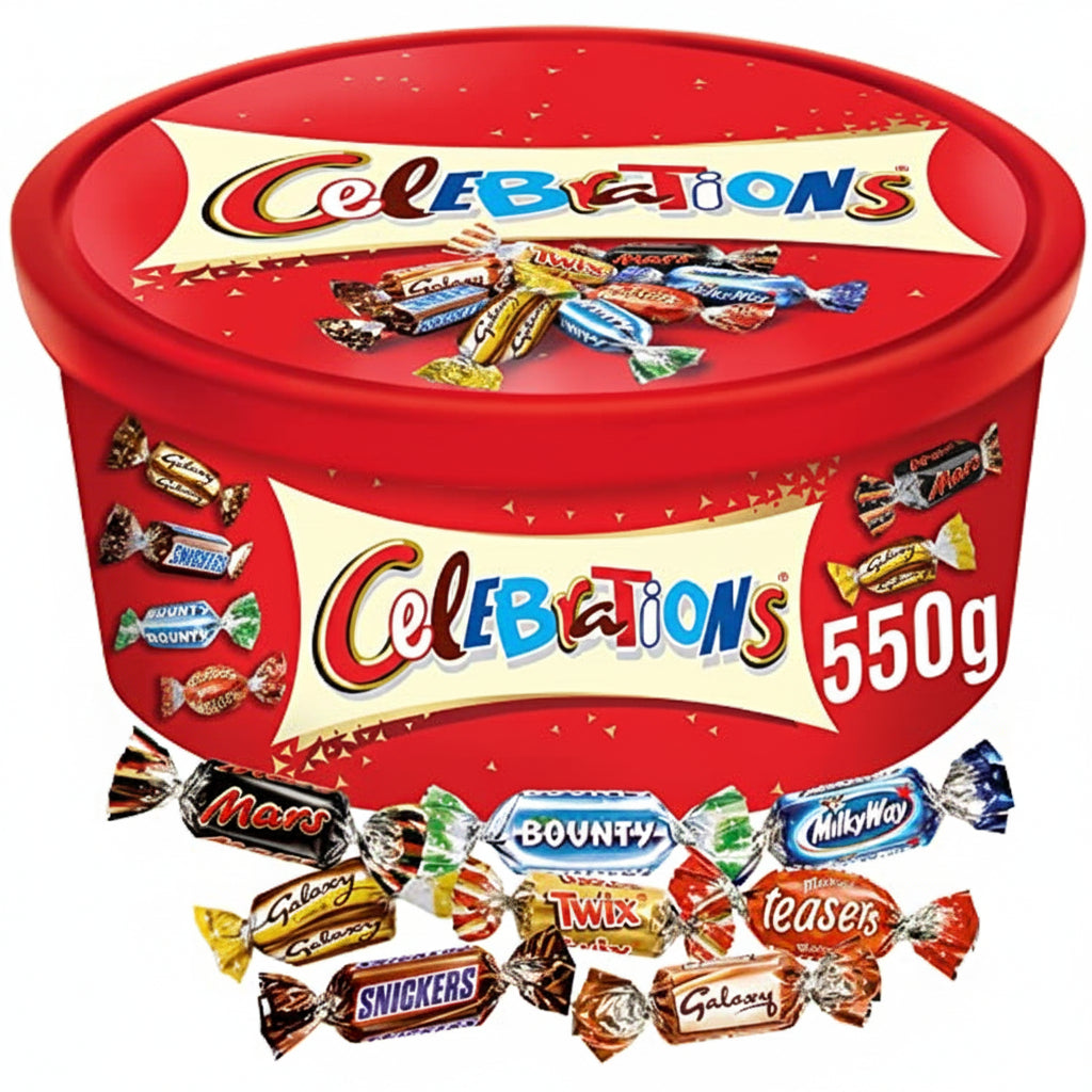 Mars Celebrations - Chocolate Bar Tubs - 550 gm