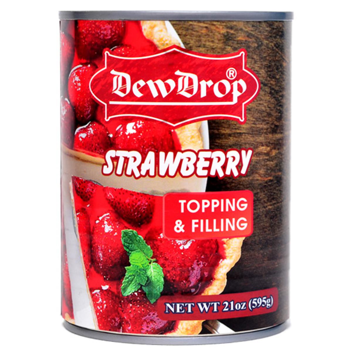 Dewdrop - Pie Filling 595G Strawberry- Pack Of 12