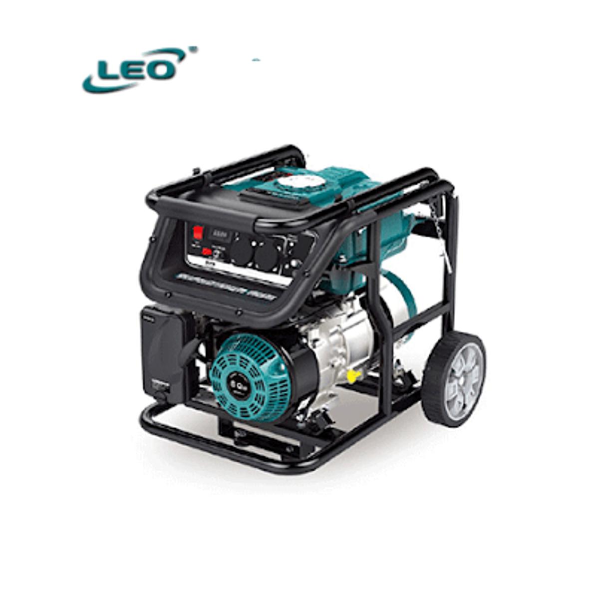 LEO - KB3000E - 3.5 KVA - 2800 W PETROL & NG GENERATOR With 196cc - 6.5 HP 4 STROKE HIGHLY EFFICIENT ENGINE - European STANDARD
