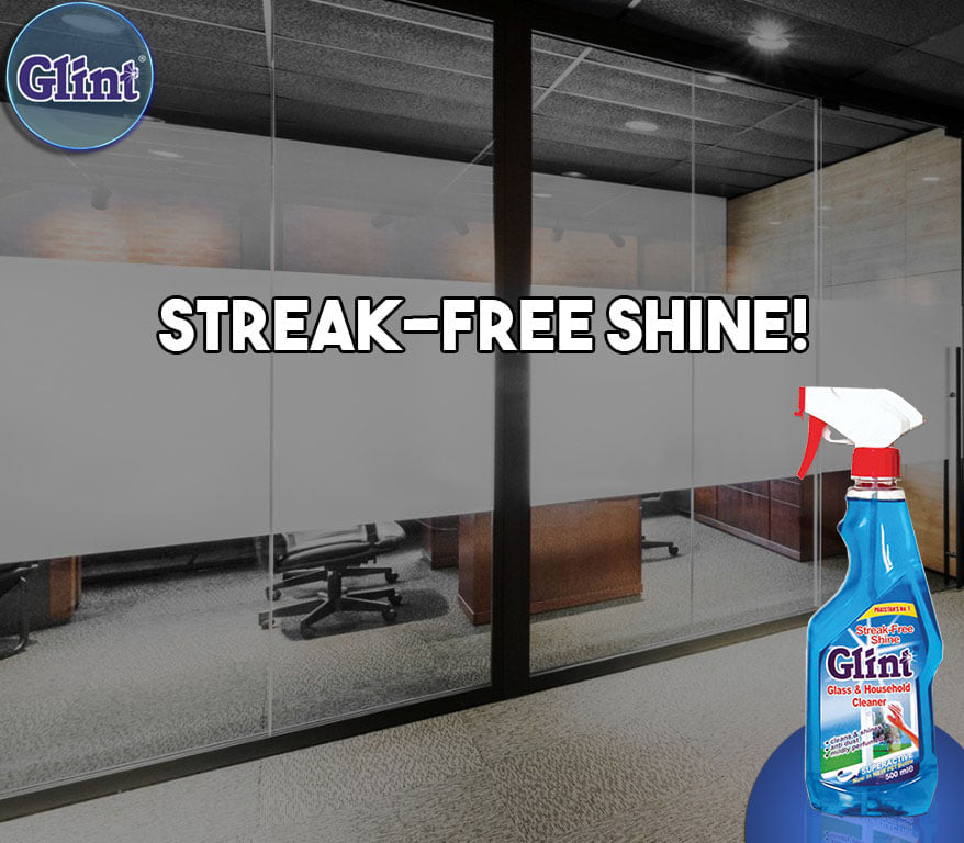 Glint Glass & Household Cleaner - 500 ML - 6 Bottles
