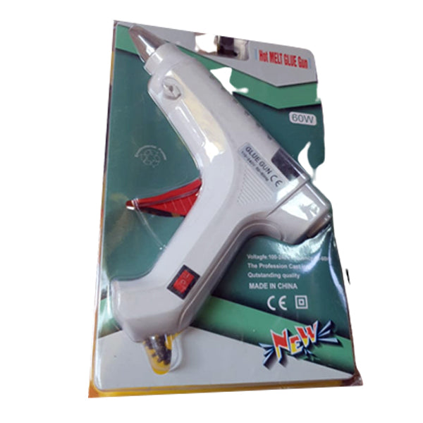Glue Gun - 60W - White - Hot Melt for arts and crafts