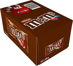 M&Ms - Chocolate Beans - Chocolate Candy - 24 Pcs x 45 gm