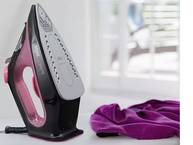 Braun - TexStyle 1 - Steam Iron - Purple | Black - SI 1070