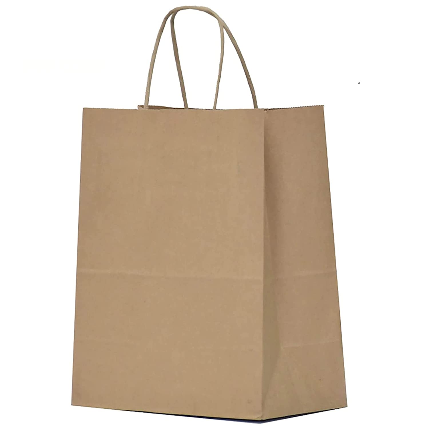 JB - Browncraft - Paper Bags - 8.5"X9.5" with rope handle - 100 Pcs