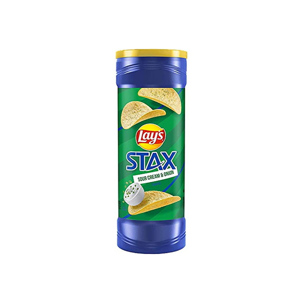 Lay's - Stax - Sour Cream & Onion - Potato Crisps - 150g