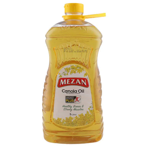 Mezan Canola Oil - 5 Litres - Bottle