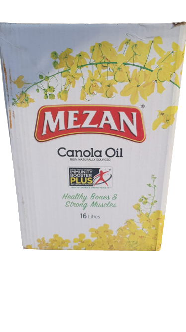 Mezan Canola Oil - 16 Litres Tin