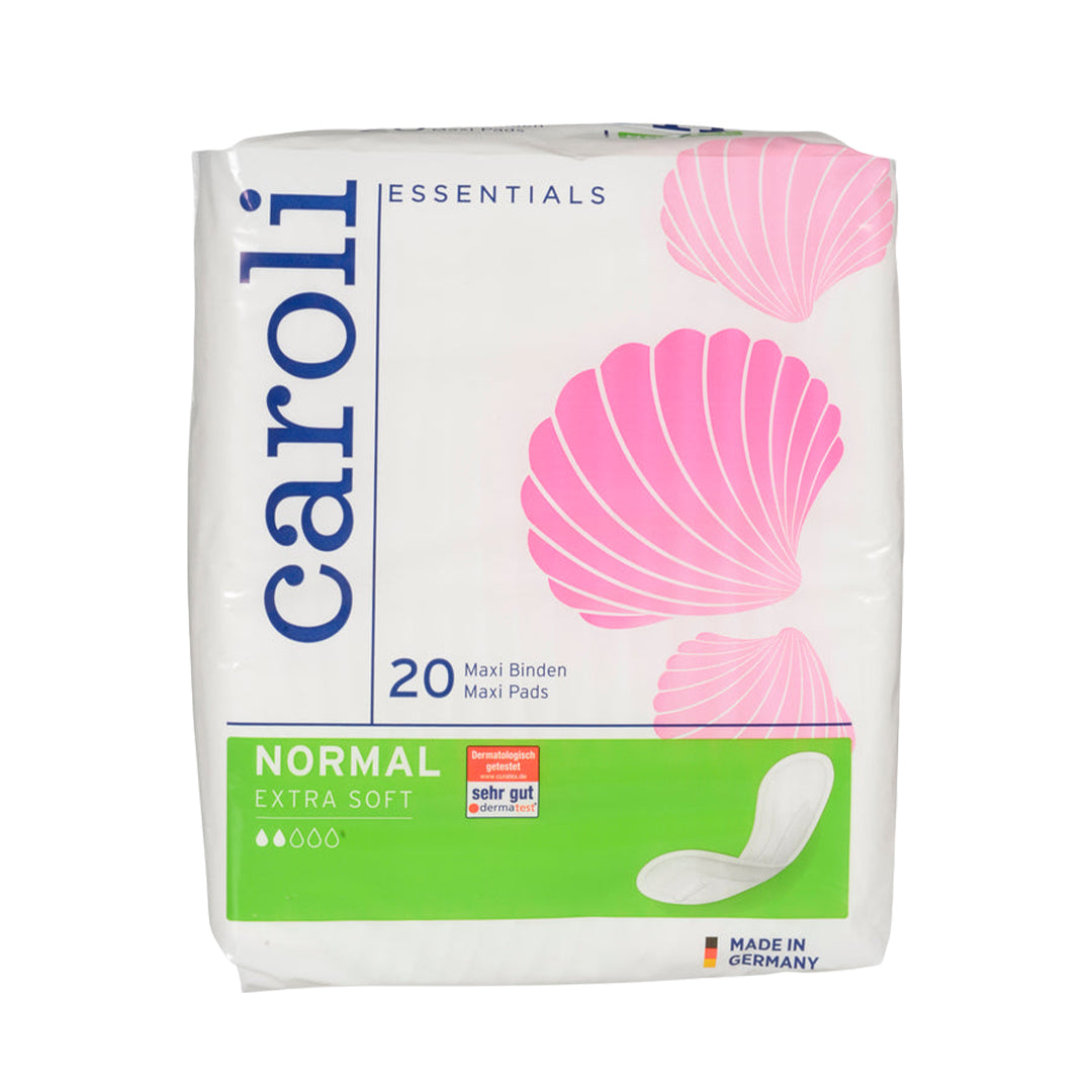 Caroli Maxi Sanitary Pads - Maxi Normal - 90 x 225 mm-20 pcs