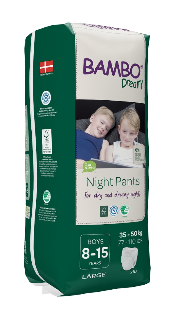 Bambo Dreamy Night Pants - Boys - 8-15 Years/35-50kgs - 10 pieces