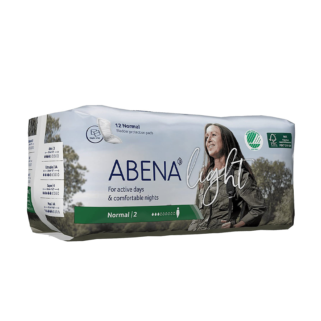 Abena Light - Normal - 3-in-1-Pads - 26 x 11 cm - 12 pcs