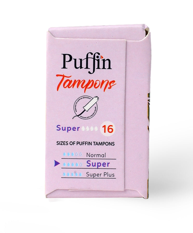 Puffin Tampons Super-Tampons-16 pcs
