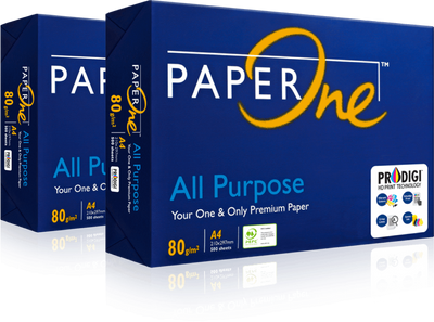 PaperOne - All Purpose - A4 - 80 Gsm - 500 Sheets - (Ream)
