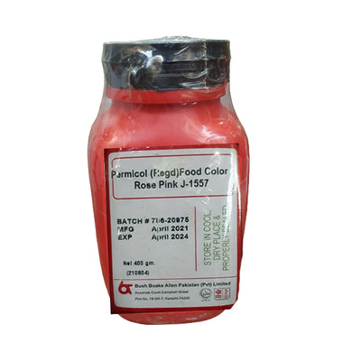 Bush Boake Allen - Rose Pink J1557 -Water Soluble Permitted Food Colour - 400 gm