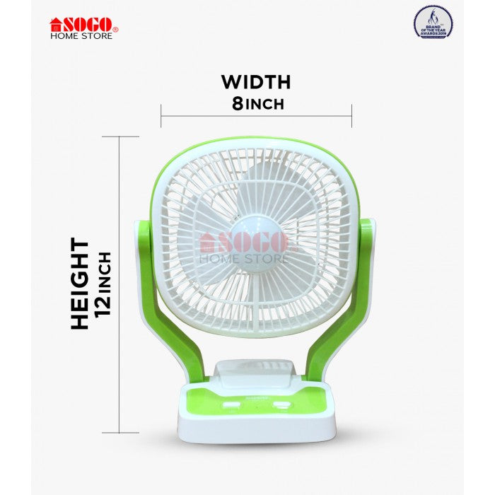 Sogo - Rechargeable Mini Table Fan (JPN-403)