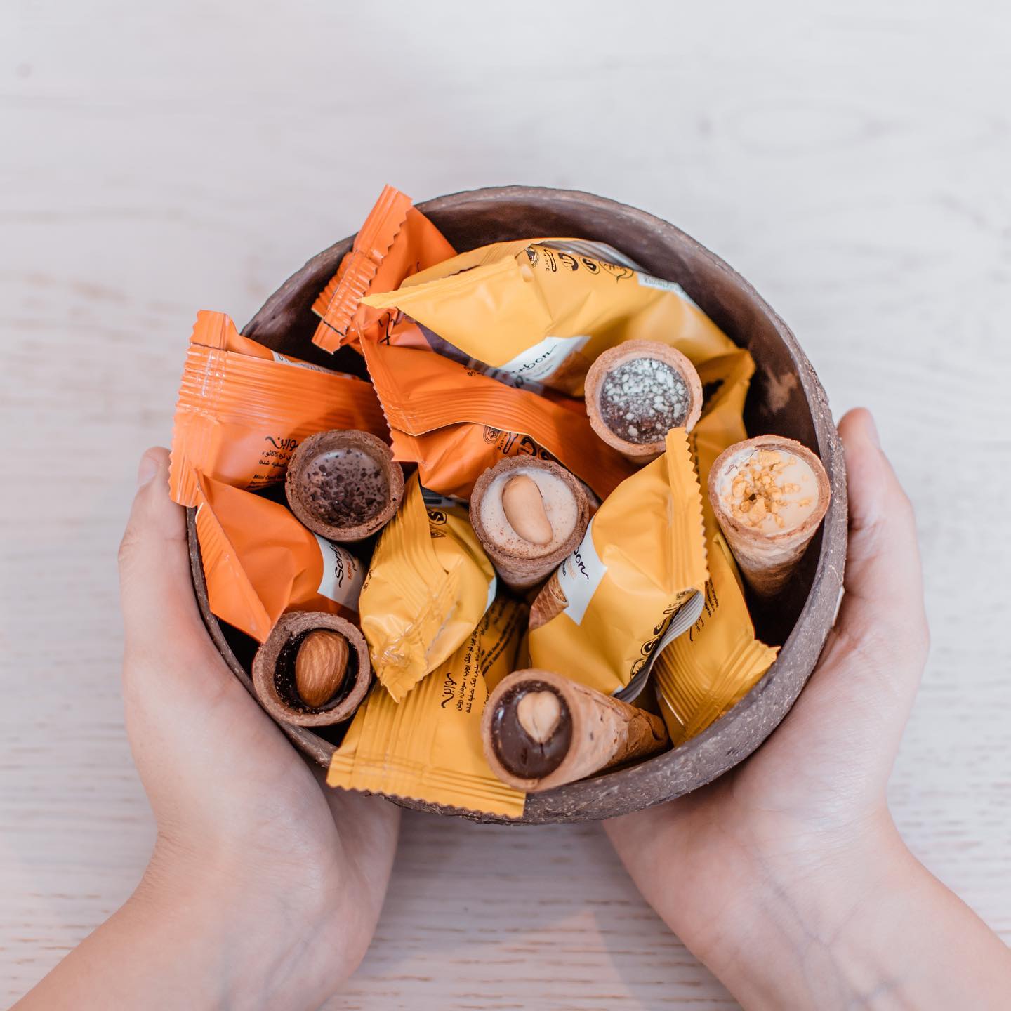 Sorbon - Mini Chocolate Cone - 8 Flavours - ~29 Pcs