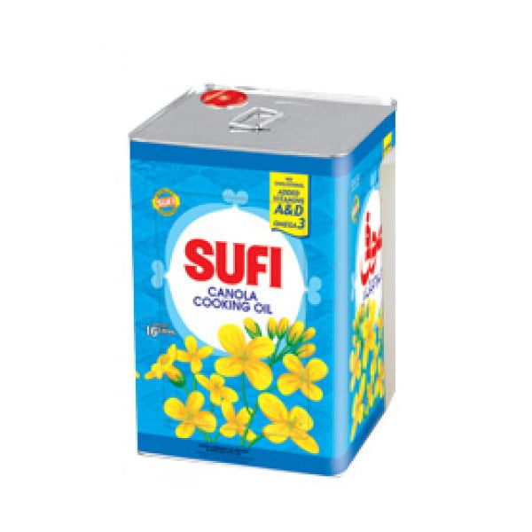 Sufi - Cooking Oil - Canola - 16L - Tin