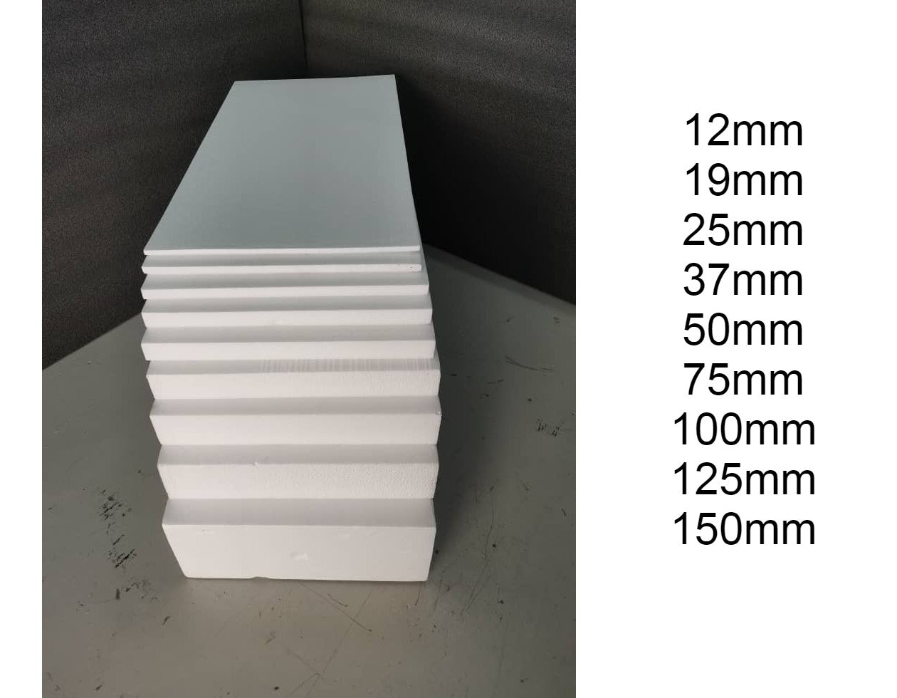 styrofoam sheets