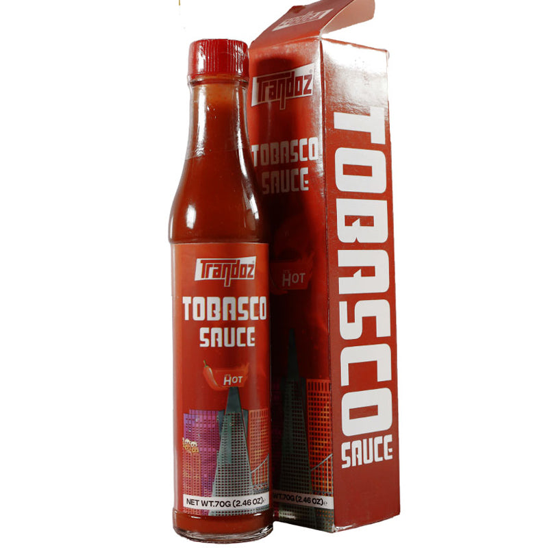 Trandoz - HOT - Tobasco Sauce - 70GM - Pack of 6