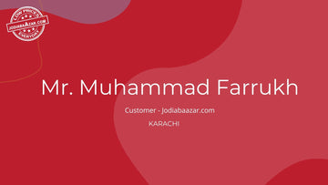⭐Voice Of Customer - Mr. Muhammad Farrukh ⭐ | Jodiabaazar.com