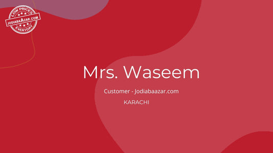 ⭐Voice Of Customer - Mrs. Waseem ⭐ | Jodiabaazar.com