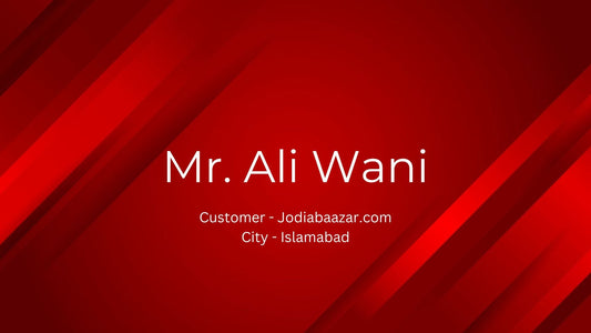 Voice of Customer - Ali Wani | Jodiabaazar.com