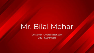 Voice Of Customer - Mr. Bilal Mehar | Jodiabaazar.com