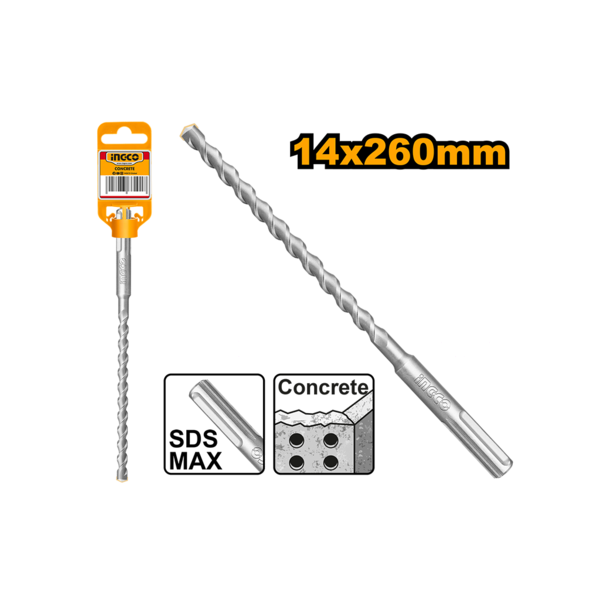 INGCO -  SDS max hammer drill 14*260mm DBH1241401