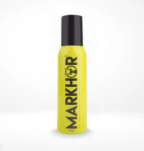 Markhor Body Spray Verde (Non-gas) - 120ml Long Lasting Fragrance (Non-Gas) - Pack of 12 | Jodiabaazar.com