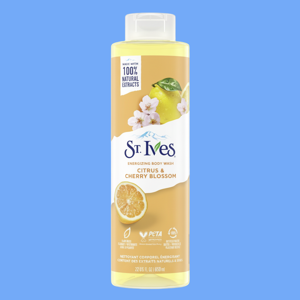 ST. Ives - CITRUS & CHERRY BLOSSOM - BODY WASH - 650ml / 22oz
