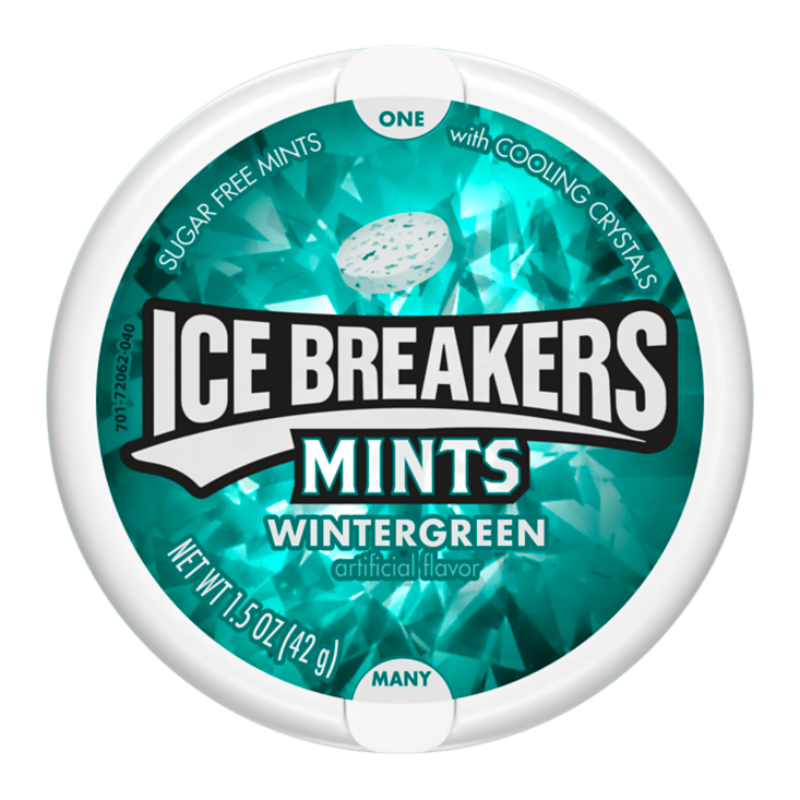 Ice Breakers - Mints - Wintergreen - Sugar Free 1.5 oz - 1 Pack