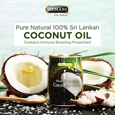 Hemani - Hemani Herbal - Live Natural Srilanka - Coconut Oil - 400ml