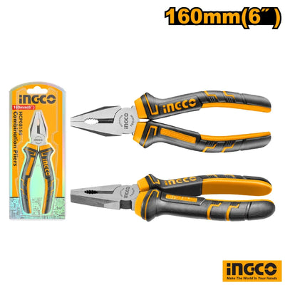 INGCO -  Combination pliers 160mm two color HCP08168