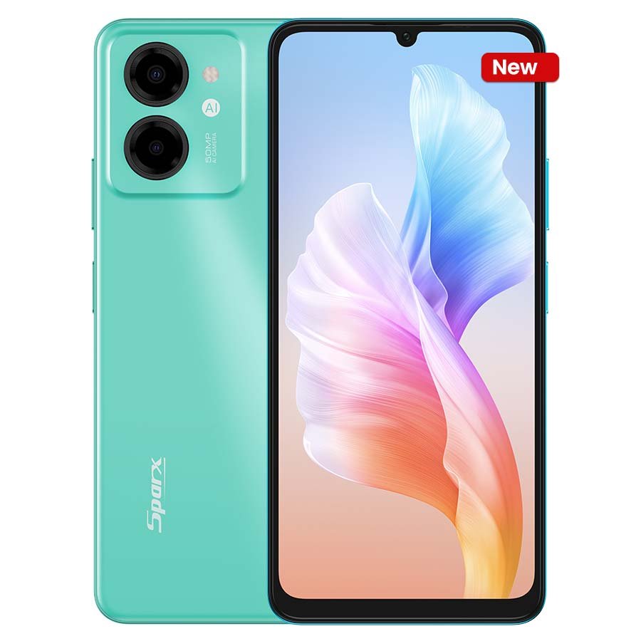 Sparx - mobile - Note 12 - Green - (4GB - 128GB) | Jodiabaazar.com