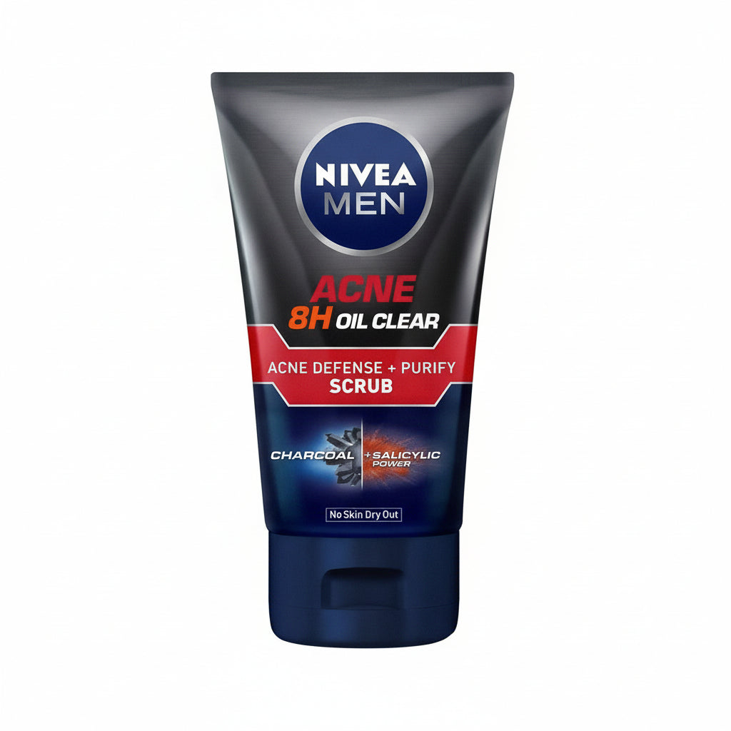 NIVEA Men - ACNE 8H OIL CLEAR - SCRUB - 100ml