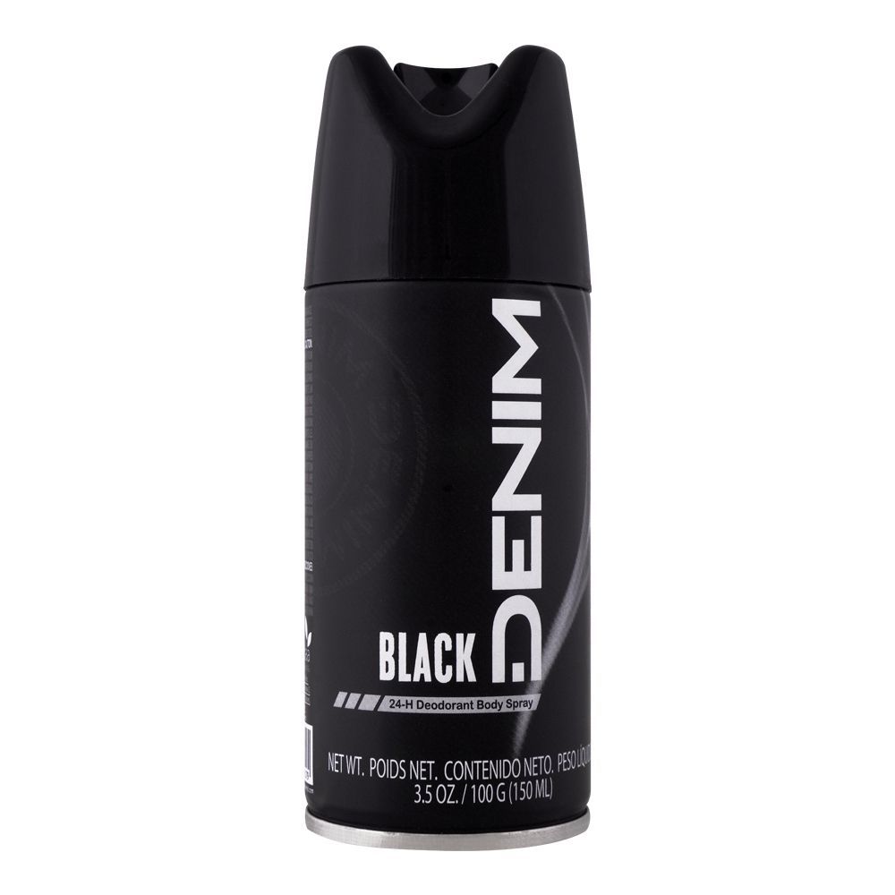 DENIM - BLACK - 24H Deodorant Body Spray - 150ml