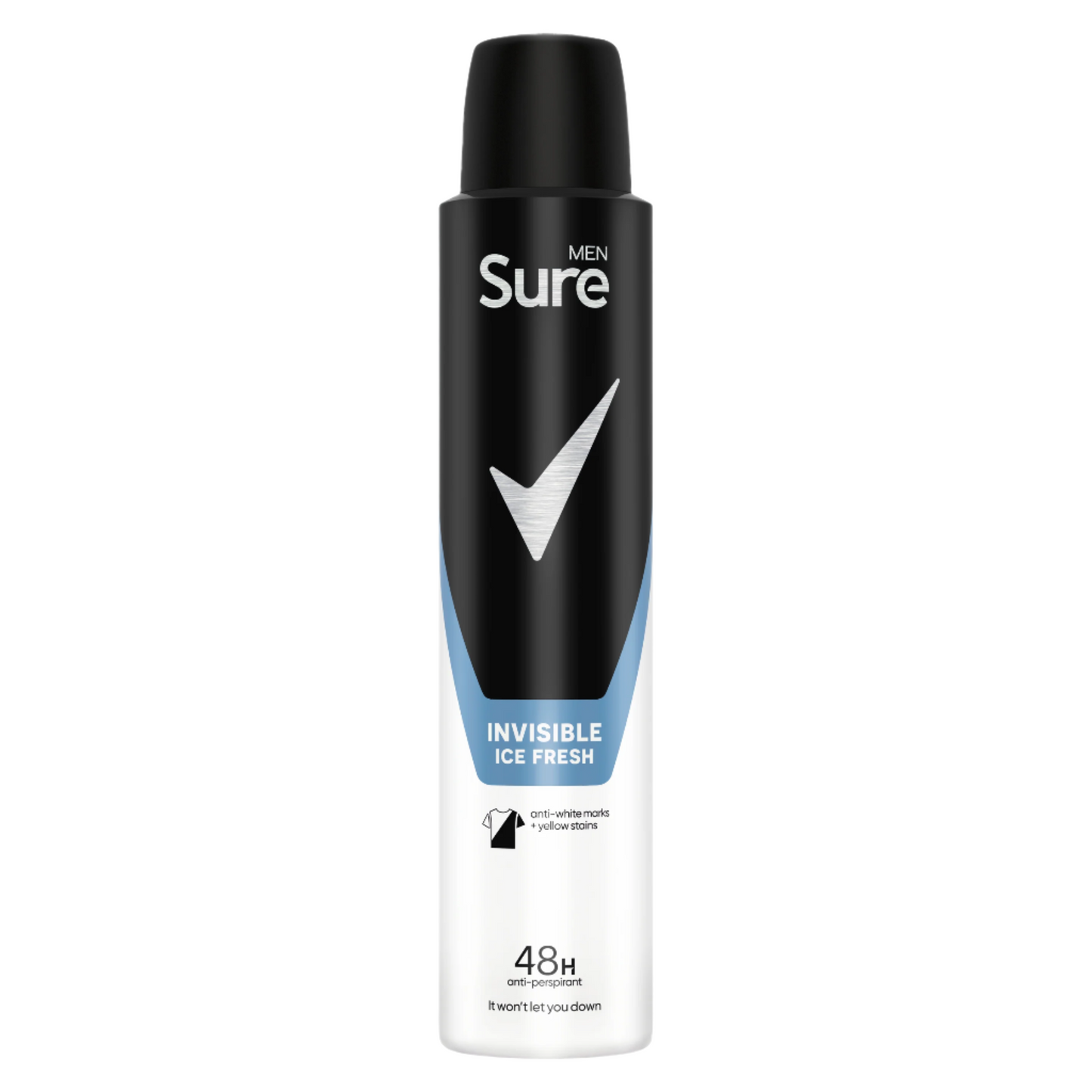 Men SURE - INVISIBLE ICE FRESH - Deodorant Body Spray for Men - ( 1X6 ) 200ml