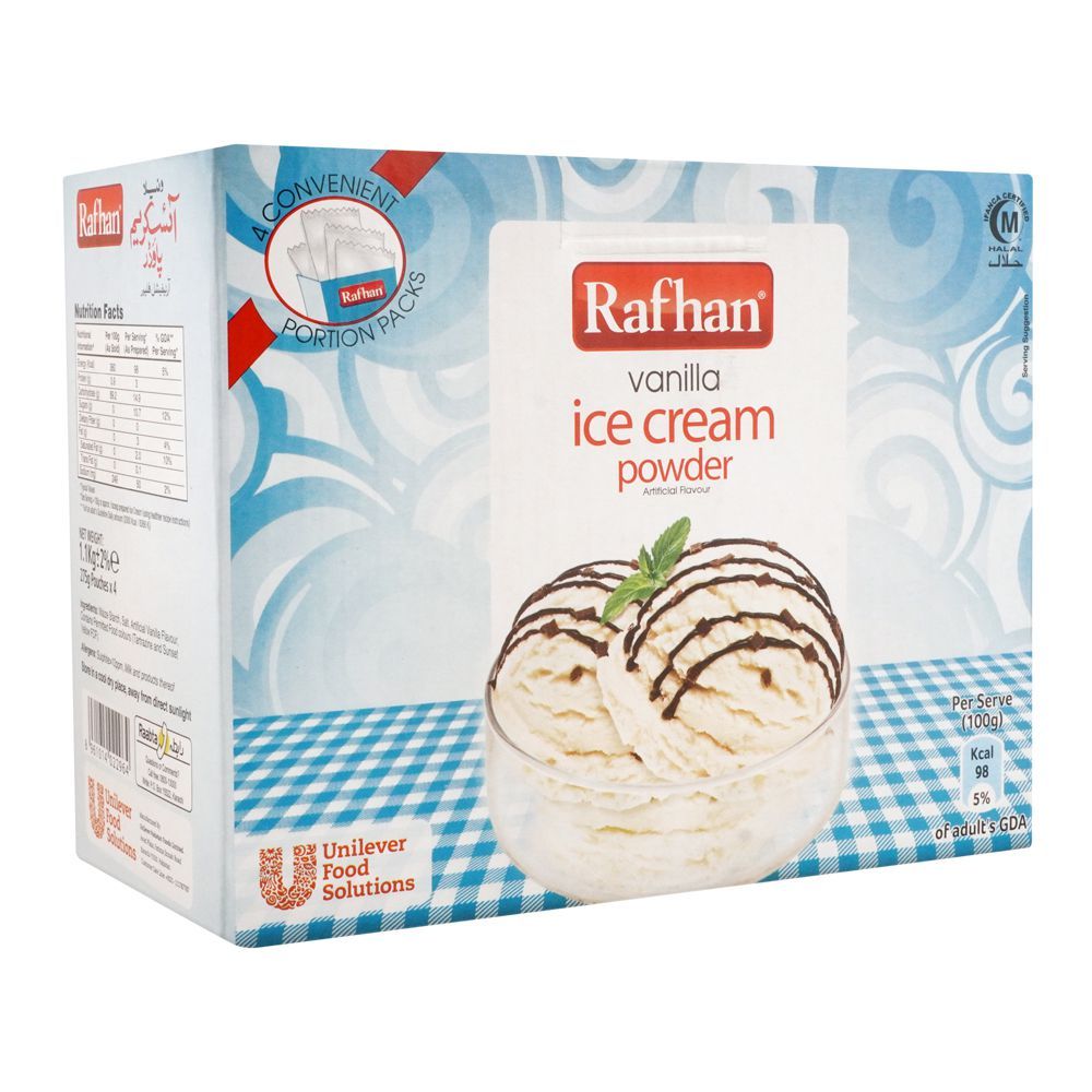 Rafhan - Vanilla Ice Cream Powder - 1.1kg x 6 pcs - Commercial Pack - Ice Cream Powder - Image 2