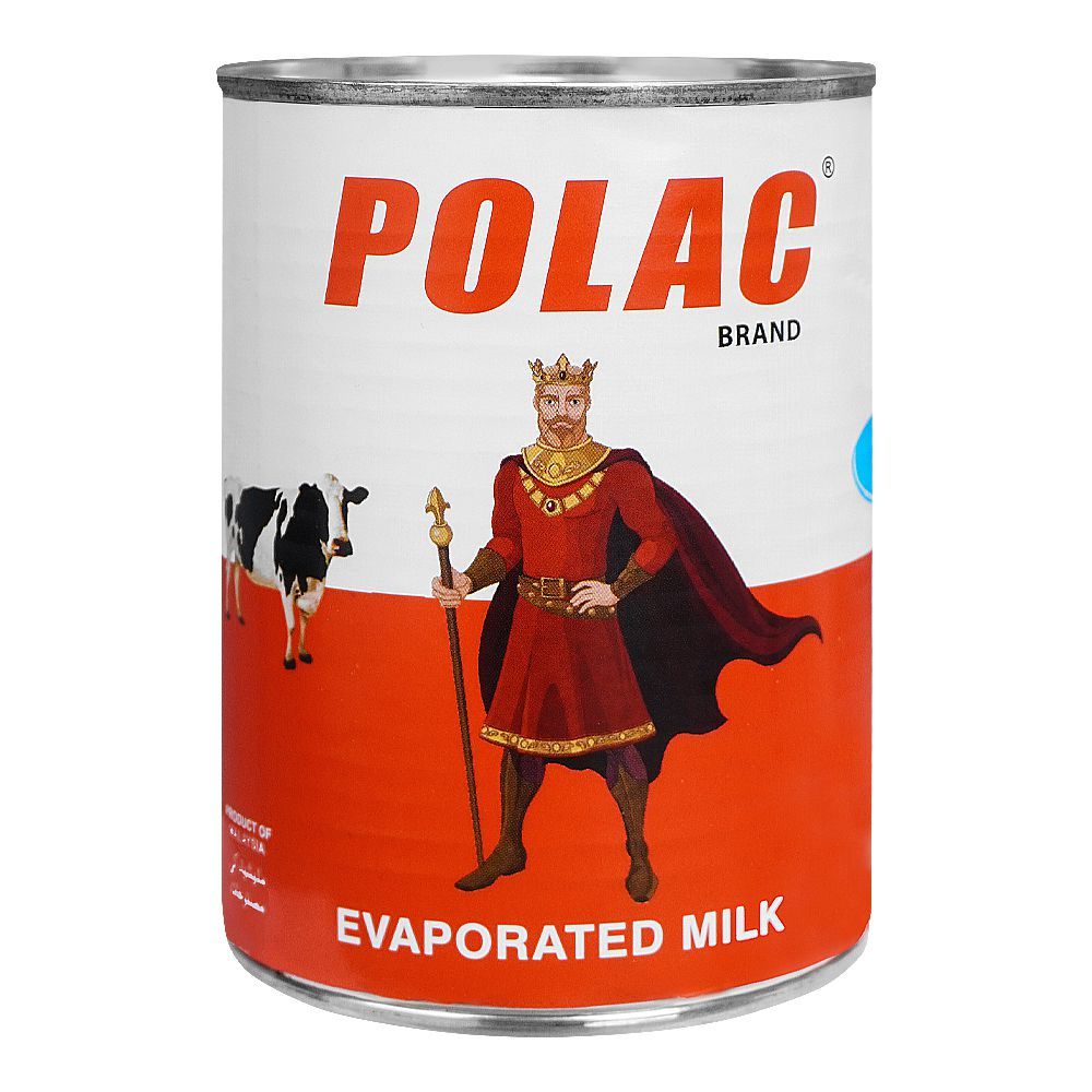 Polac - Full Cream Evaporated Milk - 390grams - 1 CTN (48 pcs)