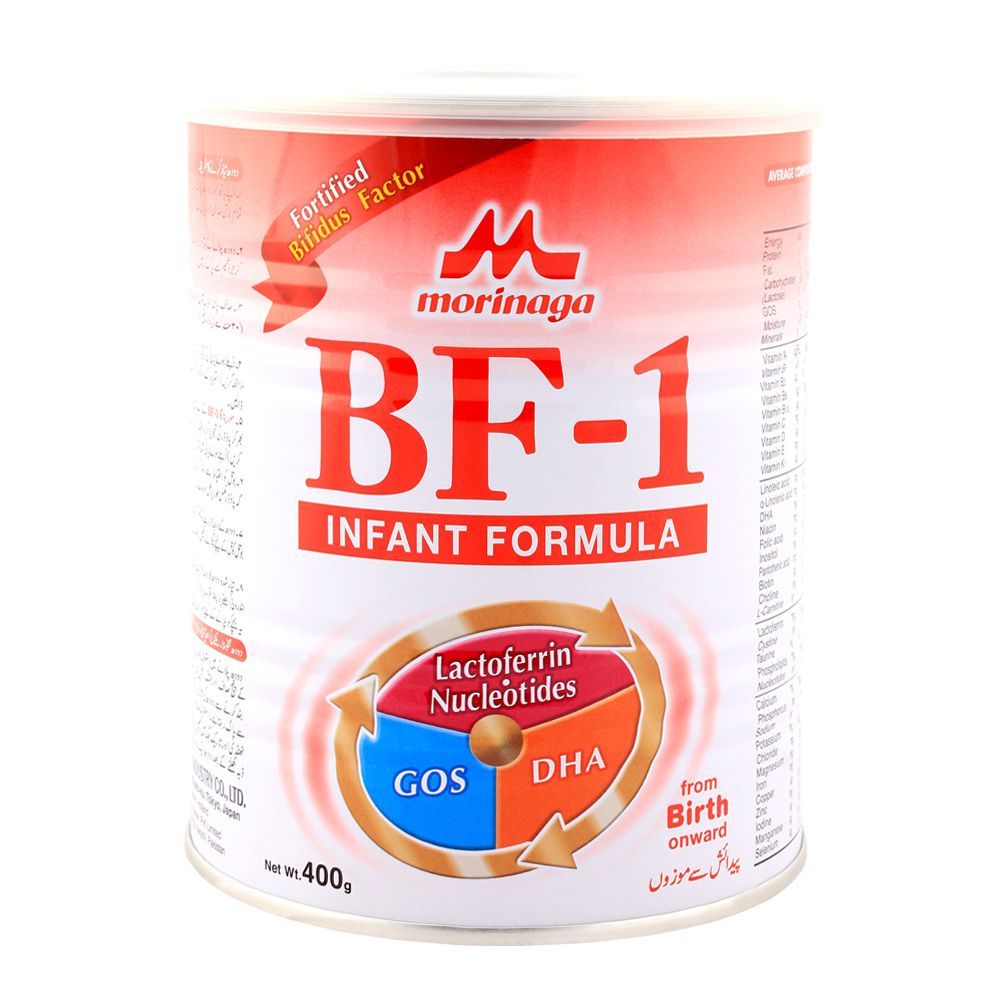 Morinaga - BF-1 - Milk Powder -400G - Infant Formula - Stage 1