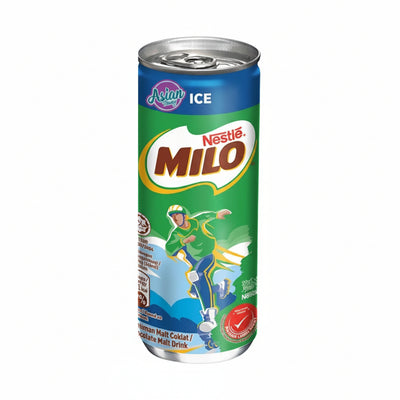 MILO - Nestle - ICE - Chocolate Malt Drink - 24 Cans Pack - Each Can 240ml