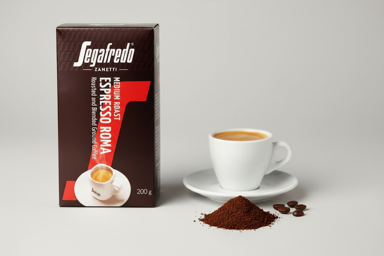 Segafredo Zanetti - Espresso Roma - Medium Roast - Ground Coffee - 200g