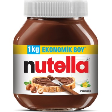 Nutella - Hazelnut Cocoa Spread - 1 KG Bottle