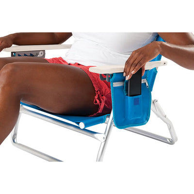 Coleman - Low Recliner Chair -Blue